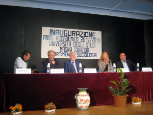 La direttrice del carcere “Ugo Caridi” di Catanzaro, Angela Paravati mentre interviene