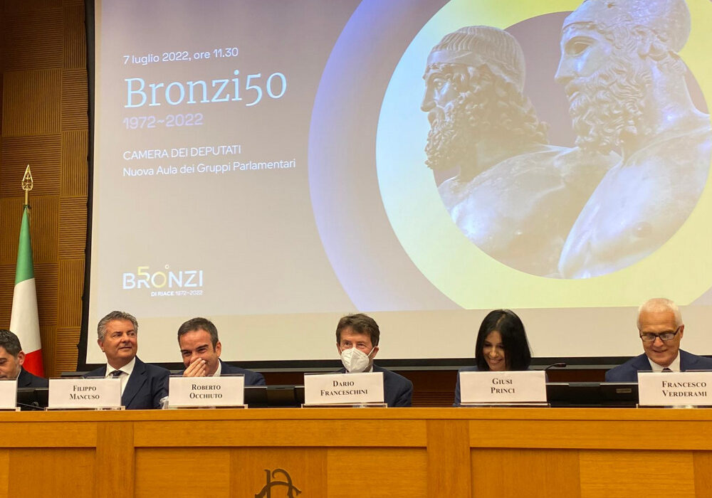 Bronzi50, il ministro Franceschini: ‘Siano simbolo dell’Italia intera’