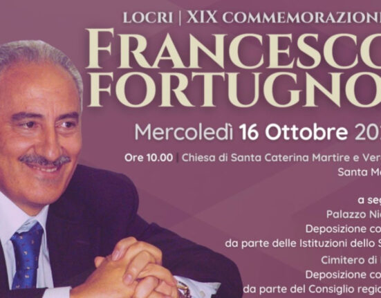 Locri ricorda Fortugno nel 19º anniversario del suo assassinio
