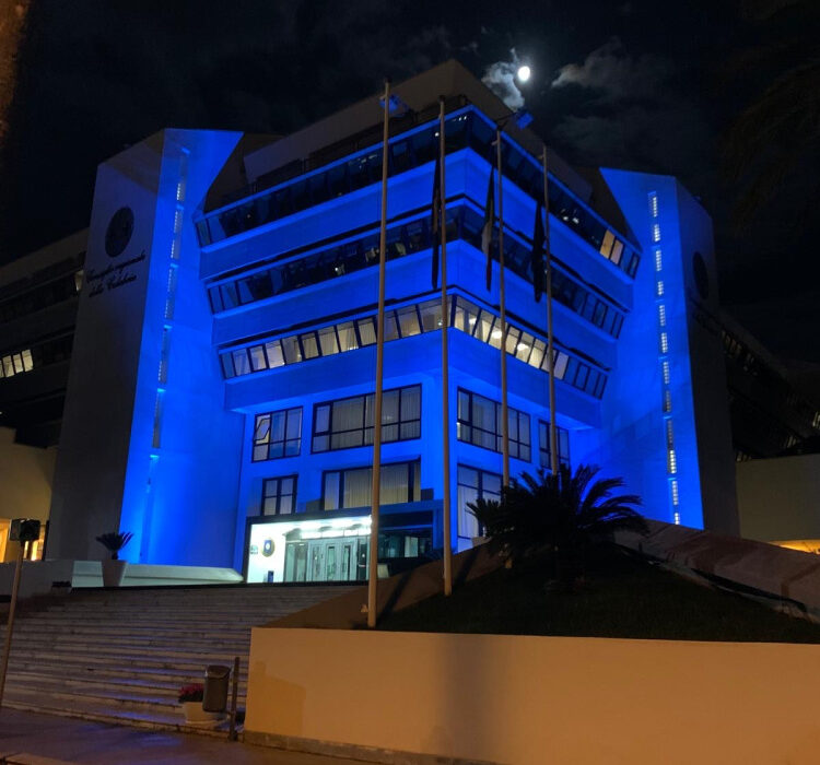 Giornata mondiale del diabete: “Palazzo Campanella” illuminato di blu